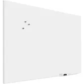 Ivol Premium glassboard met blinde bevestiging - 60x90 cm - Wit