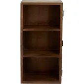 Nordal A/S NANGO wandkast, 1 deur, donkerbruin