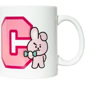 Grupo Erik mok BT21 Cooky junior 300 ml keramiek wit/roze