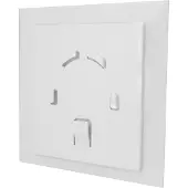 Air Roxy Front dRim kunststof mat wit (01-161)