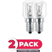Osram Ovenlamp Gloeilamp E14 - 15W - Warm Wit Licht - Niet Dimbaar - 2 stuks