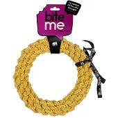Ebi Bite Me flos gevlochten ring Da-Chain Geel 18 cm