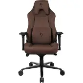 AROZZI Gamingstoel Vernazza, bekleed met supersoft bruin stof