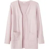Name it Gebreid vest 'NKFVicti' rosa