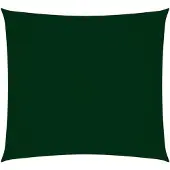 vidaXL Zonnescherm vierkant 3x3 m oxford stof donkergroen