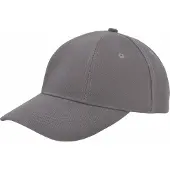 Benza - Luxe Turned Brushed Baseball Cap Baseballcap - Donkergrijs