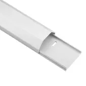 Goobay aluminium kabelgoot - 110 x 5 cm / wit