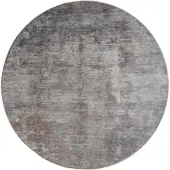 Veer Carpets Vloerkleed yara brown ø120 cm