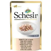 Schesir Natvoer - Tonijn met Zalm - 20 x 85 g