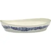 Serax Serveerschaal Feast Tableware By Ottolenghi White Blue S 30 x 29,5 x 6 cm