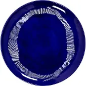 Serax Dinerbord Feast tableware by Ottolenghi Dark Blue Stripes White 22,5 cm