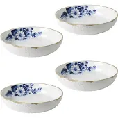 Heinen Delfts Blauw BLOESEM PASTABORD ( SET VAN 4)