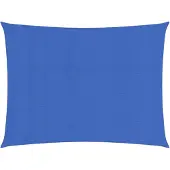 vidaXL Zonnezeil 160 g/m² 2,5x3,5 m HDPE blauw