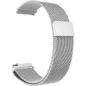 SmartphoneClip Horlogeband - Milanees - 22mm - Zilver - Horlogebandjes