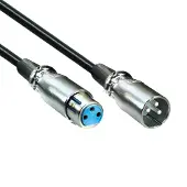 MaxTrack XLR (m) - XLR (v) audiokabel - 9 meter