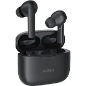 Aukey True Wireless EP-T25 oordopjes, ingebouwde microfoon, Bluetooth 5.0, zwart