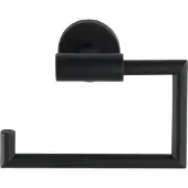 Wenko Toiletrolhouder Bosio RVS zwart mat - WC Rolhouder - Toiletpapier houder