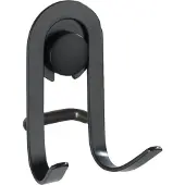 Wenko Wandhaak dubbel Classic Plus Black mat zwart, 2 stuks - Handdoekhaakjes