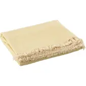 Dulaire Plaid Katoen Geel 170x130 cm