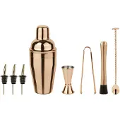 Paderno Cocktailset Cobbler Mirror Copper (Set van 8)