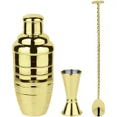 Paderno Cocktailset Starter Mirror Gold (Set van 3)