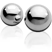 Ouch! – Metalen ‘Ben-Wa’ Liefdesballen 2,2 cm Diameter Vaginaal Massage – Zilver