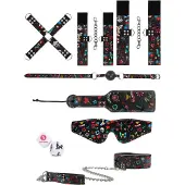 Ouch! tattoo style bondage kit - 10 stuks