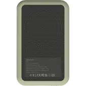 Kreafunk Powerbank - Qi opladen - Dusty Olive - 5.000mAh - - OneSize - Powerbanks