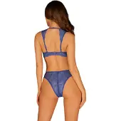Obsessive Giselia Lingerie Set 2 Stuks Blauw XS/S