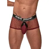 Male Power - Mini Cockring Short - Bordeauxrood