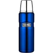 Thermos King isoleerfles - 470 ml - metallic blauw