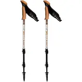 Guidetti - Wandel- / trekkingstokken - St Jacques de Compostelle voor Unisex van Aluminium - Wit