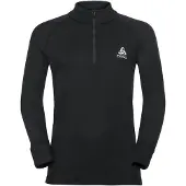 Odlo Shirt turtle neck lange mouwen halve rits active w