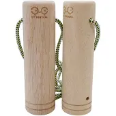Y&Y VERTICAL - Twins Cylinder - Trainingsgrepen 55 mm, wood /bruin