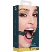 Ouch! Ouch Halo - Silicone Open Ring Gag - Groen