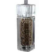 Bisetti Peper- en Zoutmolen Genova - 16.5 cm - Acryl-Inox