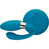 LELO Tiani Duo - vibrerend duo-ei voor koppels - siliconen - blauw