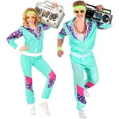 Widmann Mooi trainingspak Marcel met print in mint groen