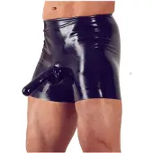 Late X Latex Fetish Broek met Anaal Ballon en Sleeve