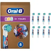 Oral-B PRO Kids 3+ Spider-Man 8 opzetborstels - XL verpakking