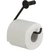 Tiger Toiletrolhouder Porto Zonder Klep Zwart