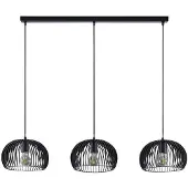 LINDBY Hanglampe , Jusra, dimbare, Zwart, Woonkamer, Metaal, Modern