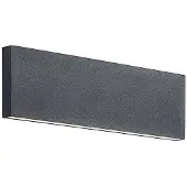 LINDBY LED-wandlamp Ignazia, dimbaar, zwart, Woon-/ Eetkamer, metaal, Modern, LED wandlamp