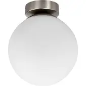 LINDBY Plafondlampe , Lennie, dimbare, Wit, Badkamer, Glas, Modern