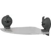 Eurotrail wandhoekplank 23 x 23 cm ABS grijs