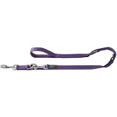 Hunter Hondenriem Nylon verstelbaar 25 mm 100 - 200 cm violet