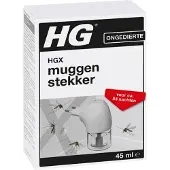 Hg 15852N Muggenstekker Wit/Transparant