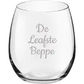 Royal Leerdam Gegraveerde Drinkglas 39cl De Leafste Beppe