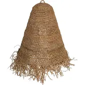 Ptmd collection PTMD Kaj Natural woven sisal raffia lampshade (Naturel, 60x60x85 diameter: 60cm)