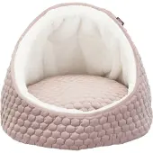 Trixie kattenmand iglo livia roze/creme - 45x45x33 cm